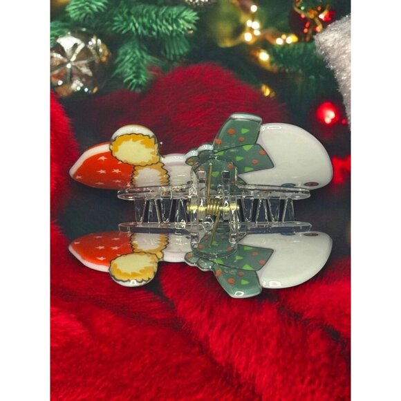 CARTOON SNOWMAN CLAW CLIP - Picture 7 of 8